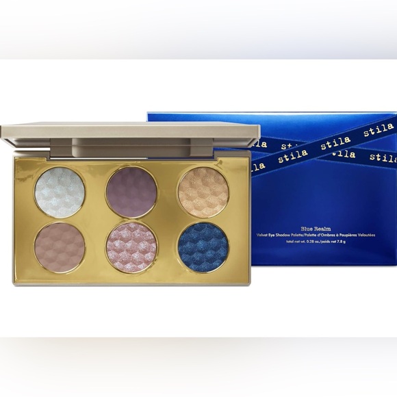 Stila stila Eye Shadow Palette Blue Realm Velvet $35 New in Box - Picture 1 of 6
